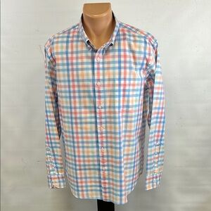J. Crew long sleeve button down collar shirt.  XL